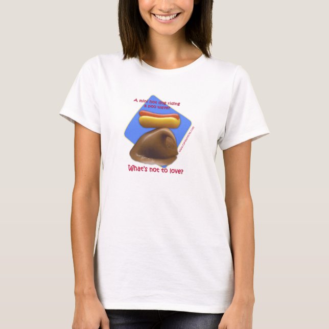 T-shirt Le hot Dog Tee de Surfin (Devant)