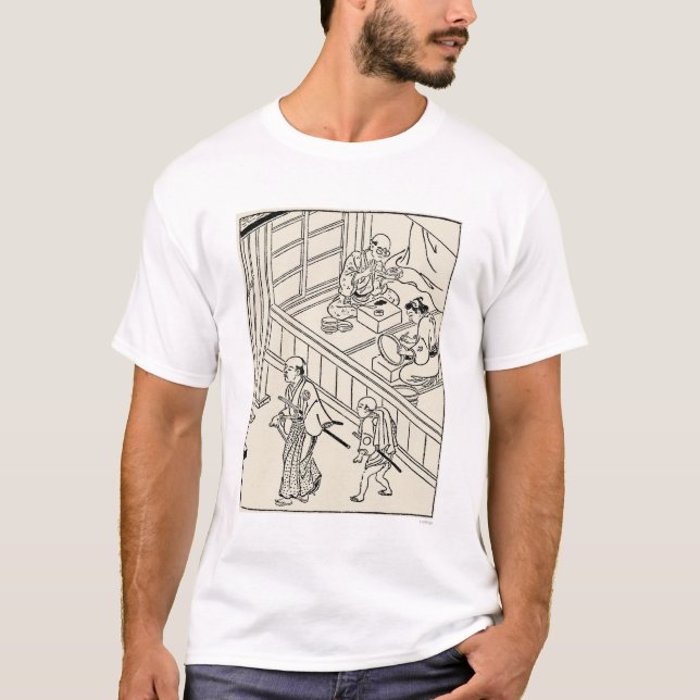 T-shirt Le Japon : Samouraïs, 1700 (Devant)