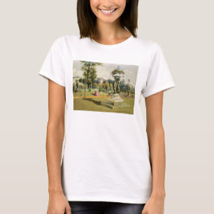 T-shirt Le Jardin de la Terrasse, Abbaye de Woburn (chromo