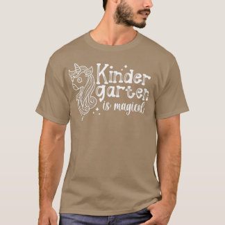 T-shirt Le jardin d'enfants est magique Unicorn enseignant