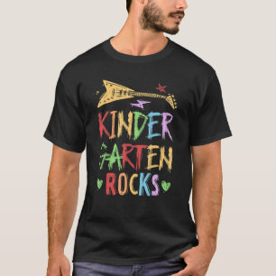 T-shirt Le Jardin D'Enfants Rocks Le Préscolaire Retourner