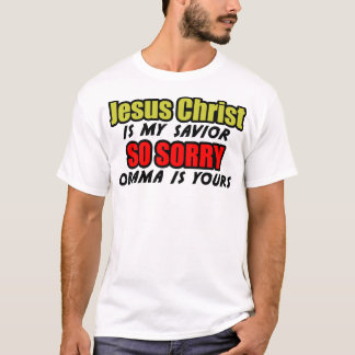 T-shirt Le Jésus-Christ est mon sauveur