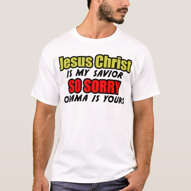 T-shirt Le Jésus-Christ est mon sauveur (Devant)