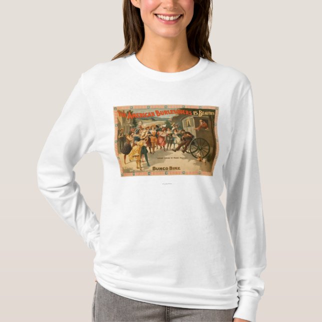 T-shirt Le jeu américain de beautés de Burlesquers 15 (Devant)