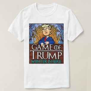 T-shirt Le jeu de Trump Winter est là