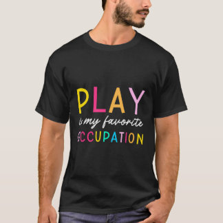 T-shirt Le Jeu Est Mon Occupation Préférée Pour Travailler