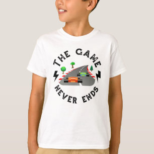 T-shirt Le jeu n'est jamais terminé