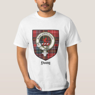 T-shirt Le jeune clan Badge/crête/tartan de clan