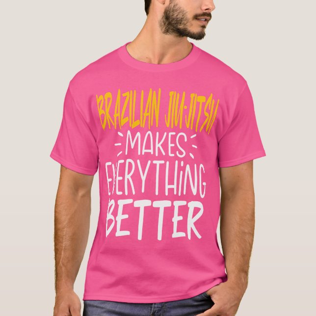 T-shirt Le Jiu-Jitsu Brésilien Améliore La Martie (Devant)
