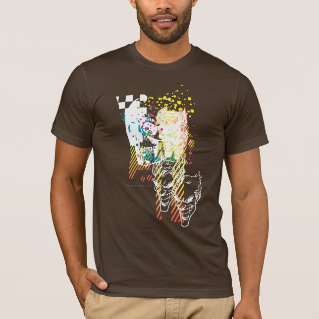 T-shirt Le Joker Neon Montage (Devant)
