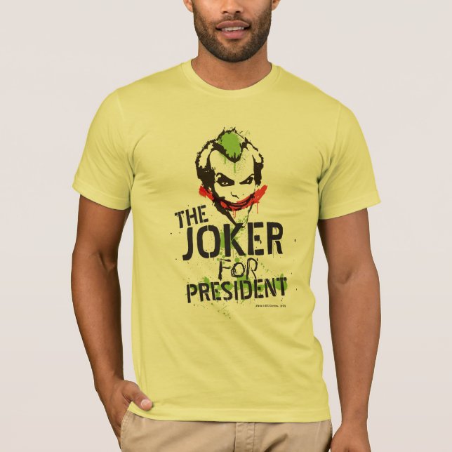 T-shirt Le Joker pour le président (Devant)
