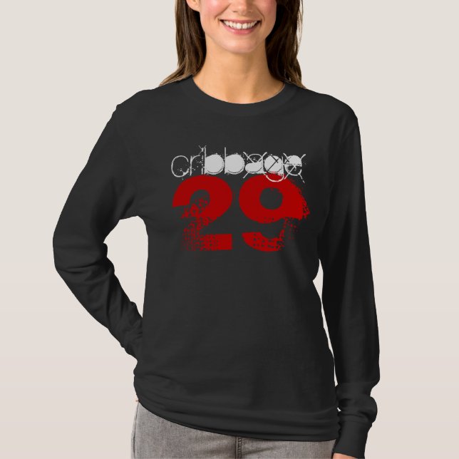 T-shirt le joueur 29 évasifs de cribbage remettent la (Devant)