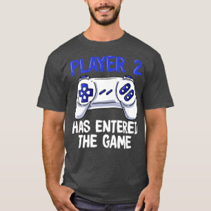 T-shirt Le Joueur 2 Est Entré Dans Le Jeu Grossesse Bébé A