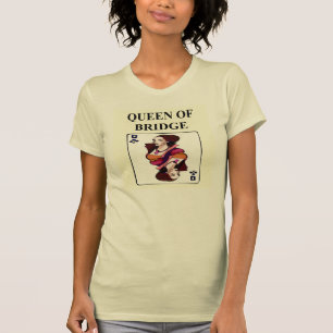 T-shirt le joueur en double de jeu ueen du pont