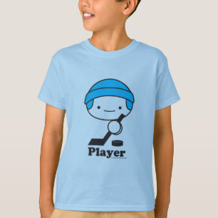 T-shirt Le joueur (hockey) badine l'habillement (plus de