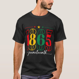 T-shirt Le Jour De L'Émancipation Est Grand Avec 1865 June