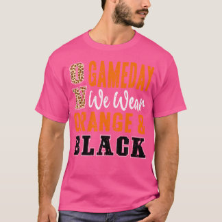 T-shirt Le Jour De Match De Football, Nous Portons L'École
