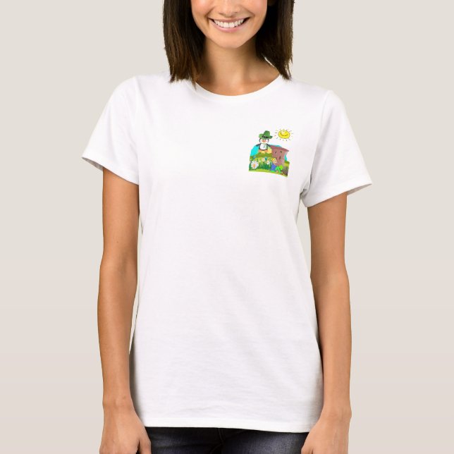 T-shirt le jour de saint-patrick pingouin leprechaun (Devant)