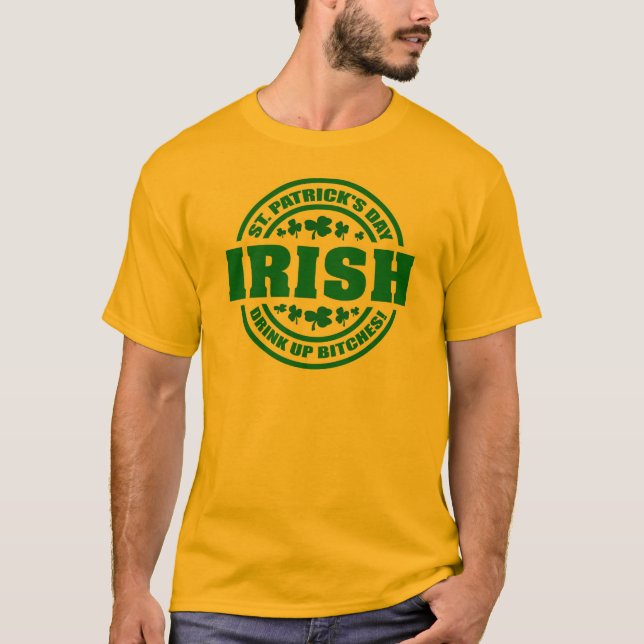 T-shirt Le jour de St Patrick d'IRLANDAIS (Devant)
