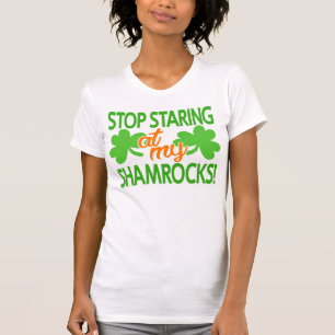 T-shirt Le jour de St Patrick d'Oglers de shamrock