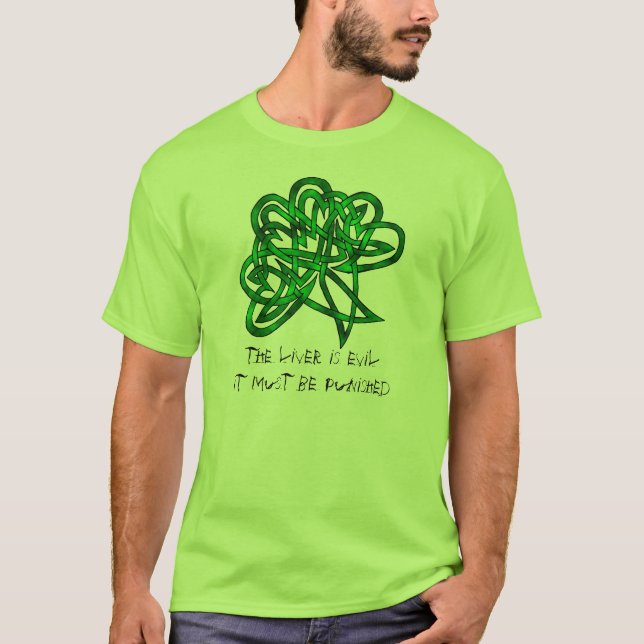 T-shirt Le jour de St Patrick en vert (Devant)