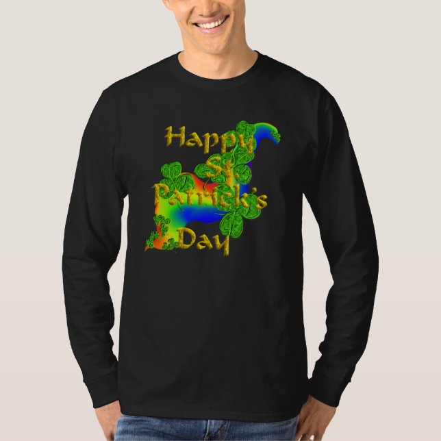 T-shirt Le jour de St Patrick heureux (Devant)