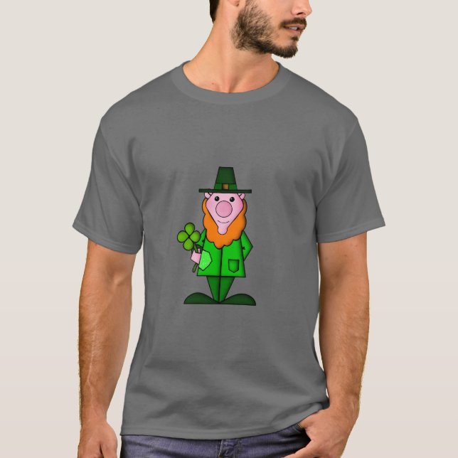 T-shirt Le jour de St Patrick heureux (Devant)