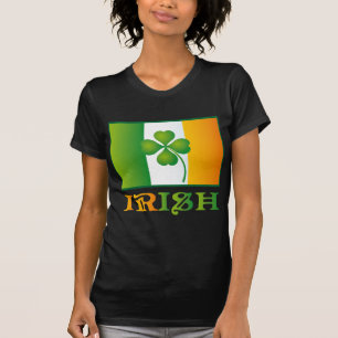 T-shirt Le jour de St Patrick irlandais de drapeau de