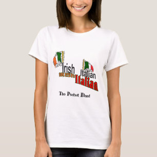 T-SHIRT LE JOUR DE ST PATRICK IRLANDAIS D'ITALIEN