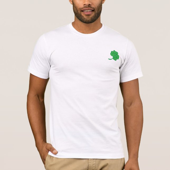 T-SHIRT LE JOUR DE ST PATRICK POUR DES BARMANS (Devant)