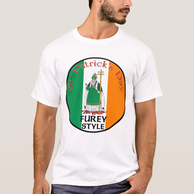 T-shirt Le jour de St Patrick - style de Furey (Devant)