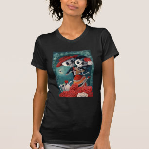 T-shirt Le Jour des amateurs de squelettes morts