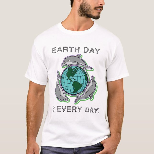 T-shirt "Le Jour des terres est chaque jour" (Devant)