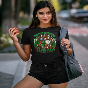 T-shirt Le jour des terres sauvage des lapins blancs