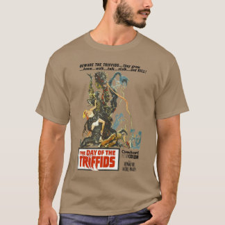 T-shirt Le Jour des theriffids Affiche de film de monstre