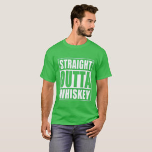 T-shirt Le jour d'Outta de St Patrick droit de whiskey