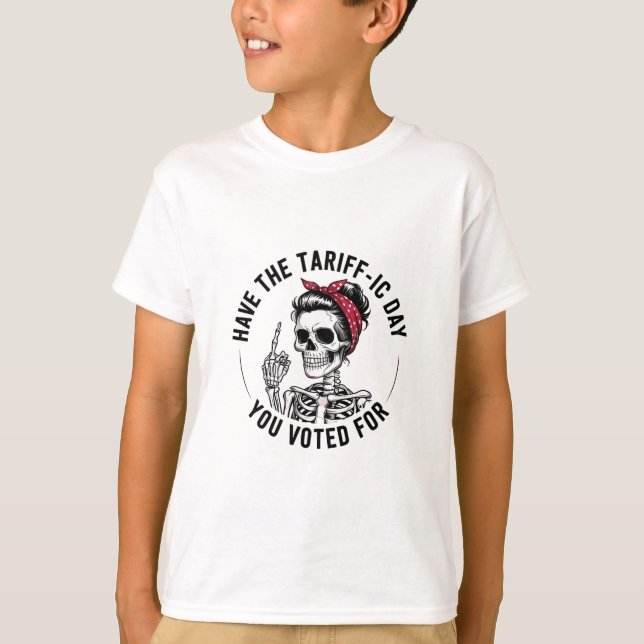 T-shirt Le jour du Tarrafic, vous avez voté pour l'anti-Tr (Devant)