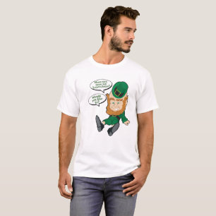 T-shirt Le jour T de St Patrick drôle bu vilain de lutin