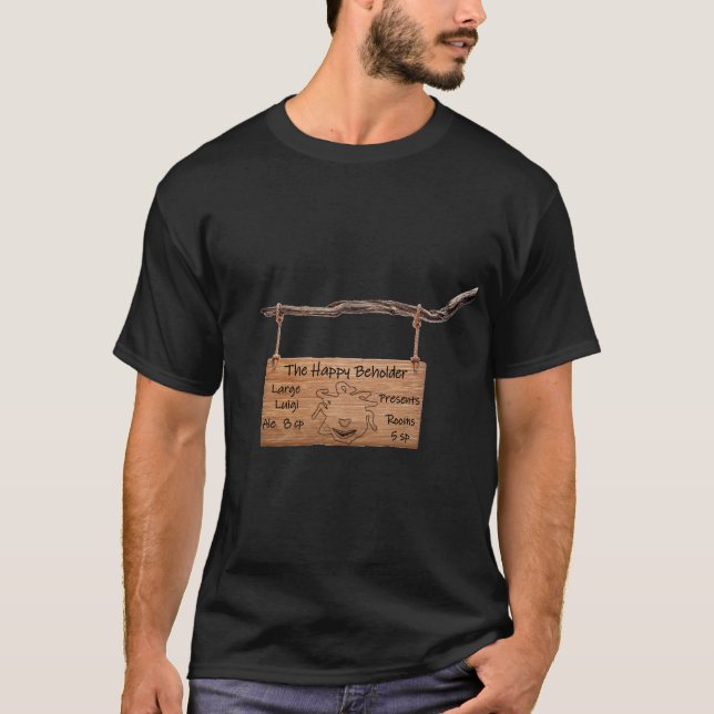T-shirt Le joyeux signe du détenteur de l'or (Devant)