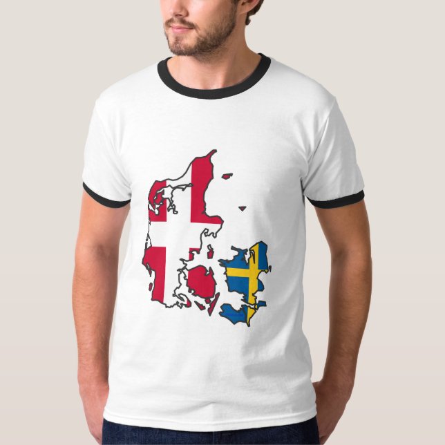 T-shirt le Jutland le coeur du Danemark (Devant)