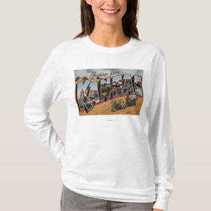 T-shirt Le Kansas (scène de garant de tracteur et de foin