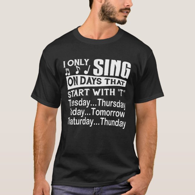 T-shirt Le karaoke vêtx - des costumes de chanteur - le (Devant)