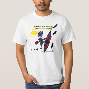 T-shirt Le kayak barbote bien avec d'autres II