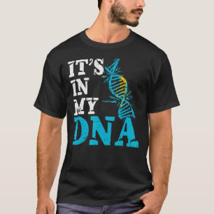 T-shirt Le Kazakhstan Est Dans Mon Adn Drapeau Kazakh