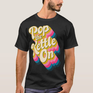 T-shirt le Kettle sur les mots rétro Big Funky et co vinta