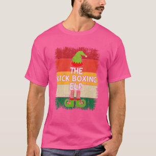 T-shirt Le Kick Boxing Elf Matching Group Noël Party