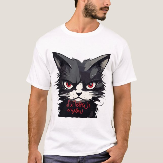 T-shirt "Le Kitty en croissance" (Devant)