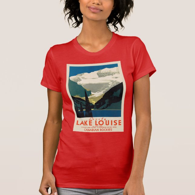 T-SHIRT LE LAC LOUISE (Devant)