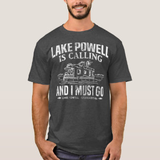 T-shirt Le Lac Powell Appelle Funny Lake Houseboat