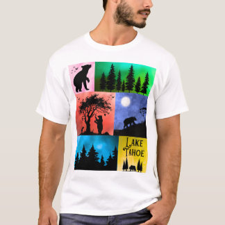 T-shirt Le lac Tahoe Bear Pop-Art